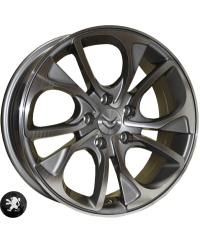 Replica Peugeot Z1010 DGMF R16 W6.5 PCD4x108 ET25 DIA65.1